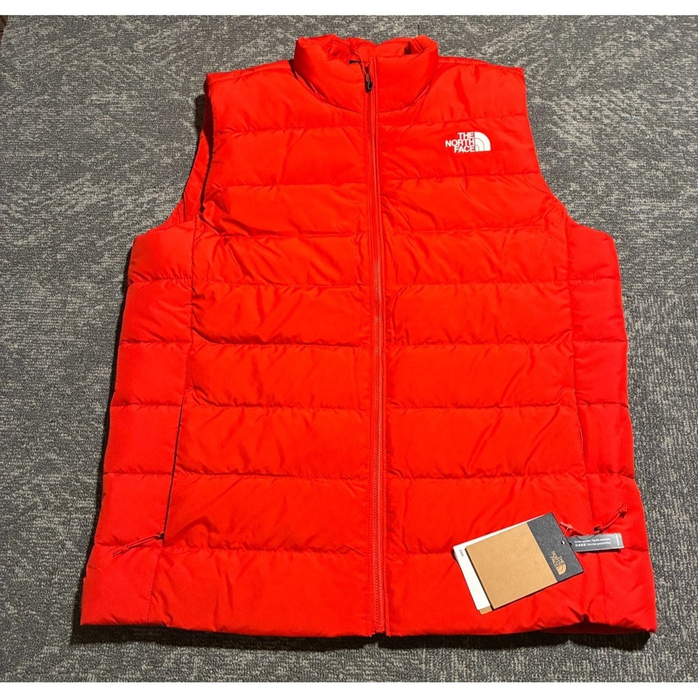 The North Face Aconcagua 3 Vest Men's Large Fiery Red NWT